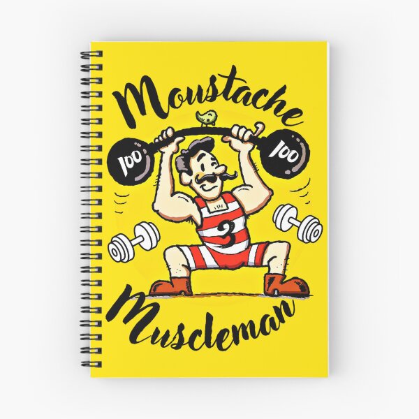 Item preview, The Moustache Muscleman designed and sold by DEZINOMANIA.