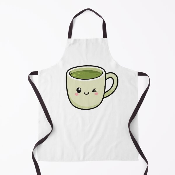 Item preview, Kawaii Winking Matcha Green Tea Cup designed and sold by VectorForge Studio.