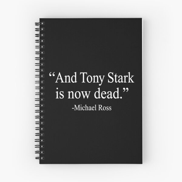 Item preview, And Tony Stark Is Now Dead - Tony Stark - Michael Ross designed and sold by a2ungugu.