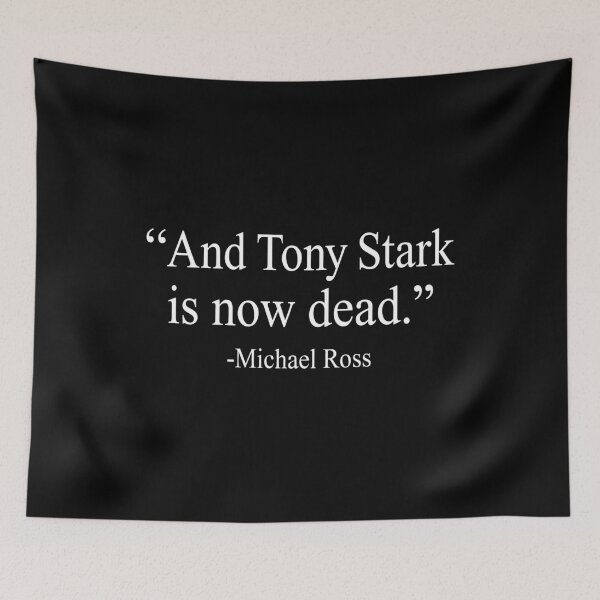 Item preview, And Tony Stark Is Now Dead - Tony Stark - Michael Ross designed and sold by a2ungugu.