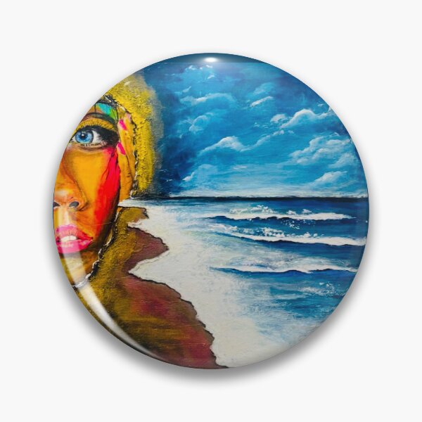 Item preview, Vibrant Expression Meets Calm Sea designed and sold by Shello2026.
