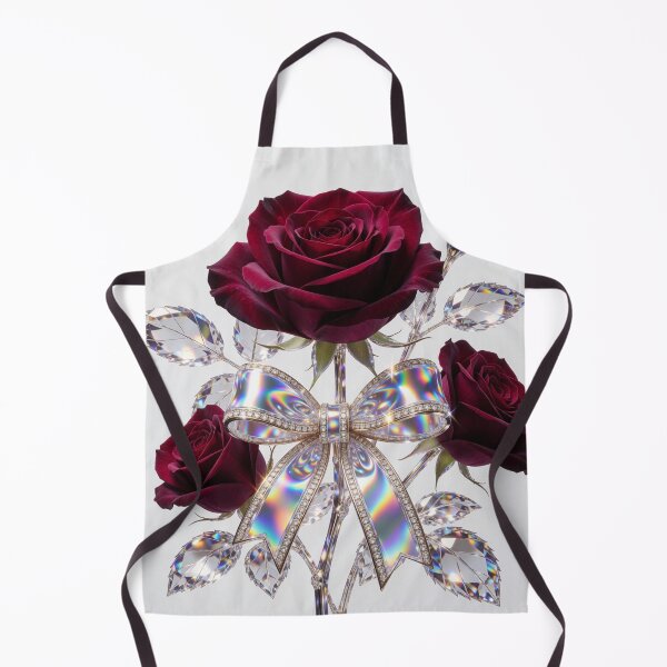 Item preview, Burgundy Roses with Holographic Bow designed and sold by CooksCreators.