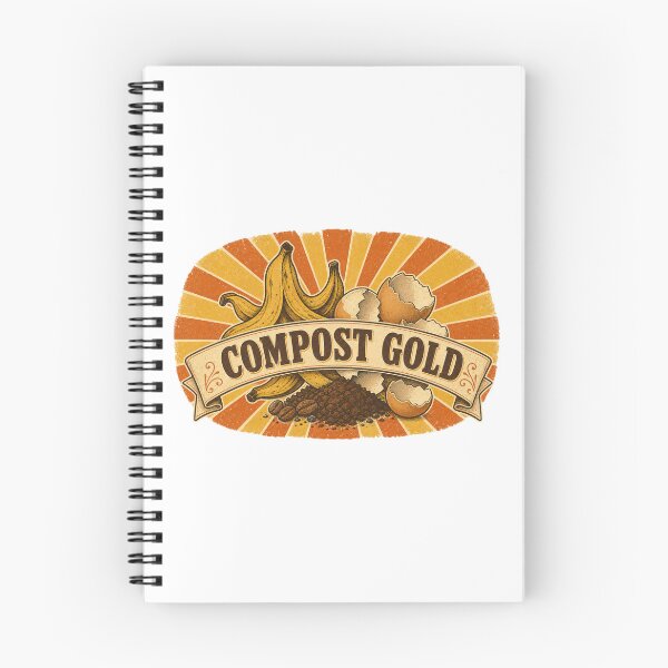 Item preview, Compost Gold Shirt, Vintage Label Style Composting T-Shirt, Retro Sunburst Garden Gift Tee, Funny Compost Scraps Graphic Shirt designed and sold by TshirtsLabs.