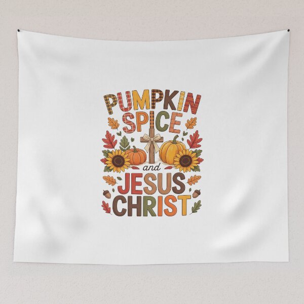 Item preview, Pumpkin Spice and Jesus Christ designed and sold by jkrphoto.