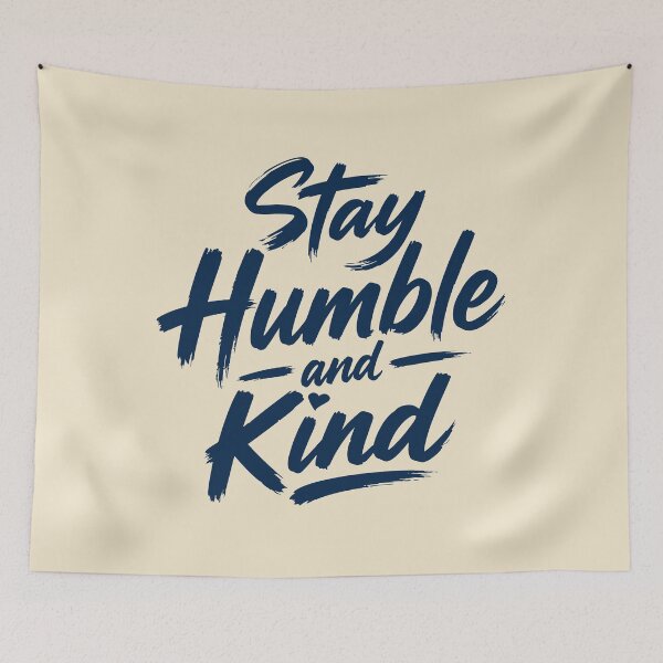 Item preview, Stay Humble and Kind Brush Lettering designed and sold by DavidTeeStudio.
