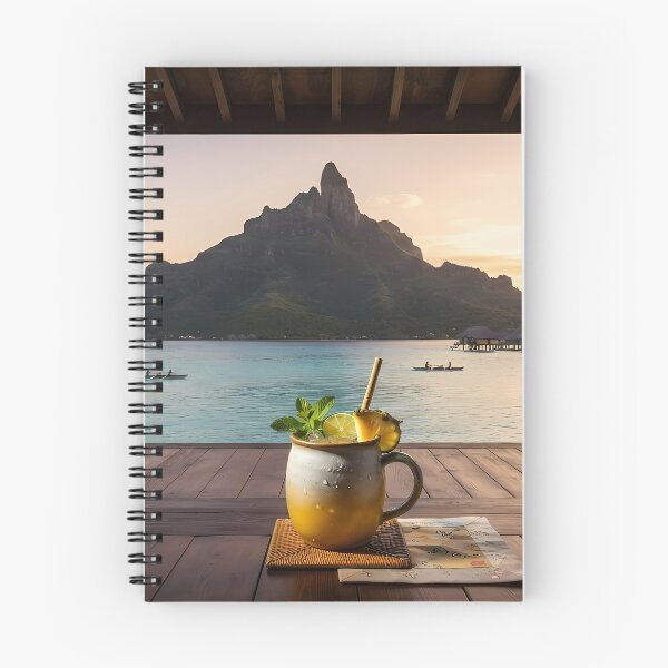 Item preview, Hanok Window to the World: Bora Bora Mount Otemanu Lagoon & Sunset | Fine Art Print designed and sold by SOOstudio73.