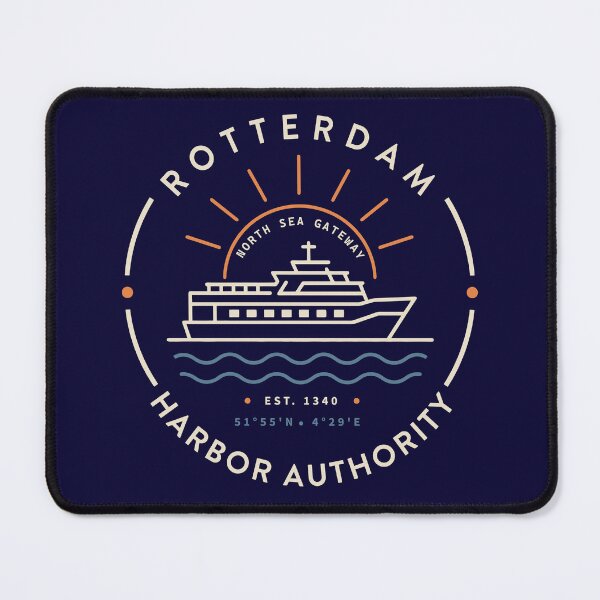 Item preview, Rotterdam Harbor Authority Vintage Maritime Badge designed and sold by N72 Heritage.