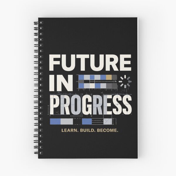 Item preview, Future in Progress | Premium Student STEM Typography designed and sold by Amr Darwish Graphic designer.