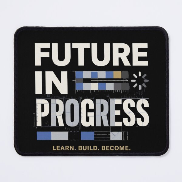 Item preview, Future in Progress | Premium Student STEM Typography designed and sold by Amr Darwish Graphic designer.