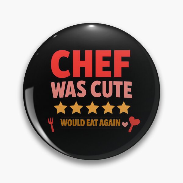 Item preview, Chef Was Cute Would Eat Again Funny Restaurant Review designed and sold by TeeTimeTreasure.