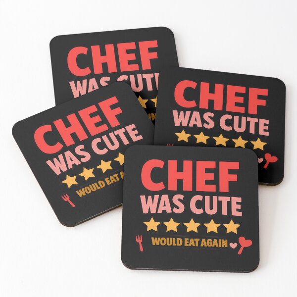 Item preview, Chef Was Cute Would Eat Again Funny Restaurant Review designed and sold by TeeTimeTreasure.