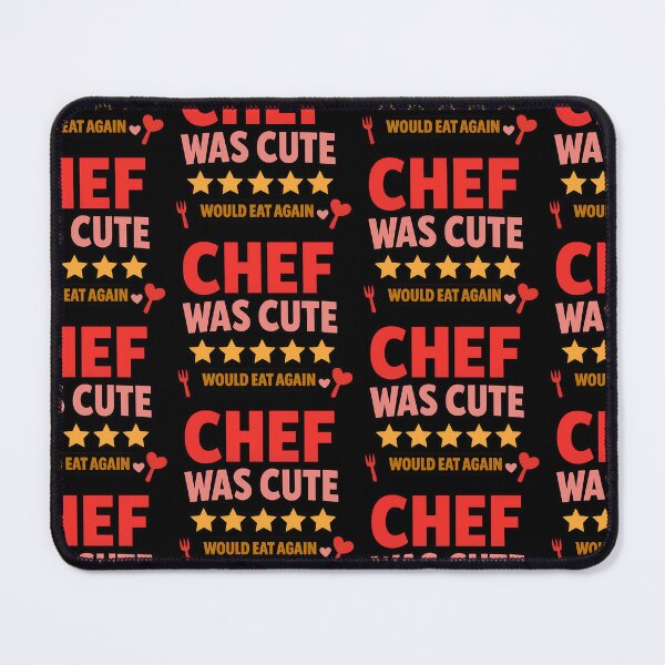 Item preview, Chef Was Cute Would Eat Again Funny Restaurant Review designed and sold by TeeTimeTreasure.