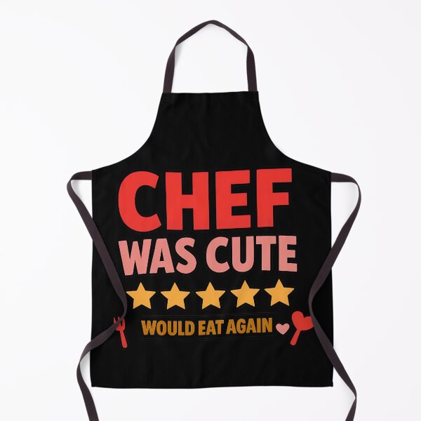 Item preview, Chef Was Cute Would Eat Again Funny Restaurant Review designed and sold by TeeTimeTreasure.