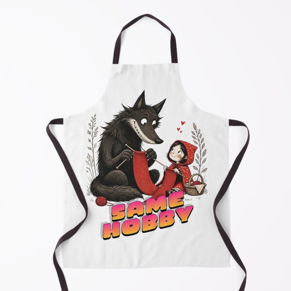 Item preview, Same Hobby – Wolf and Red Riding Hood designed and sold by logoraedesign.
