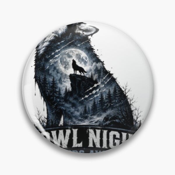 Item preview, Howl Night Legends Awaken Wolf Husky Howling Moon Forest designed and sold by KnrNazimTHRE4DS.