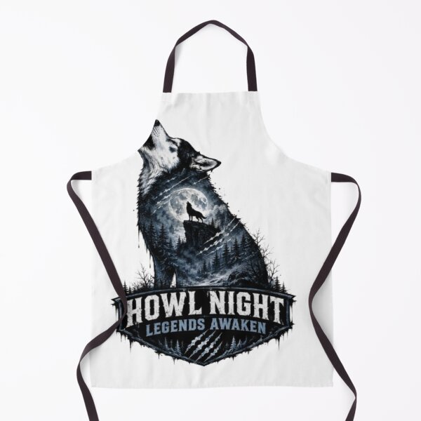 Item preview, Howl Night Legends Awaken Wolf Husky Howling Moon Forest designed and sold by KnrNazimTHRE4DS.