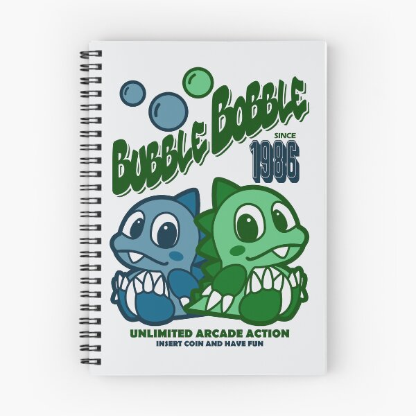 Item preview, Bubble Bobble 1986 designed and sold by Sarcastic Panda.