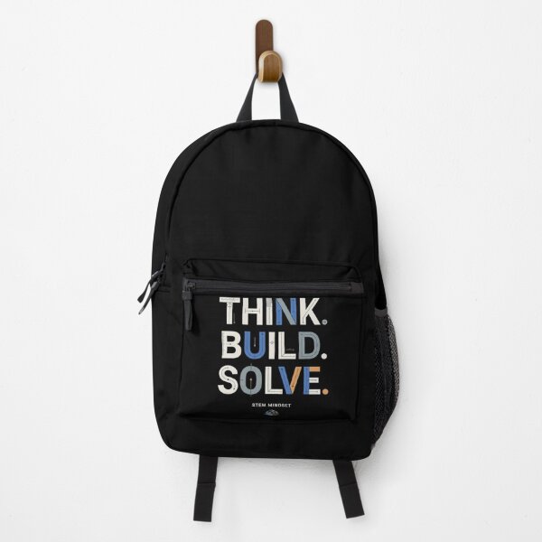 Item preview, Think Build Solve | Premium STEM Engineering Typography designed and sold by Amr Darwish Graphic designer.