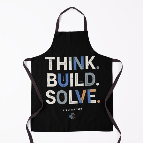 Item preview, Think Build Solve | Premium STEM Engineering Typography designed and sold by Amr Darwish Graphic designer.