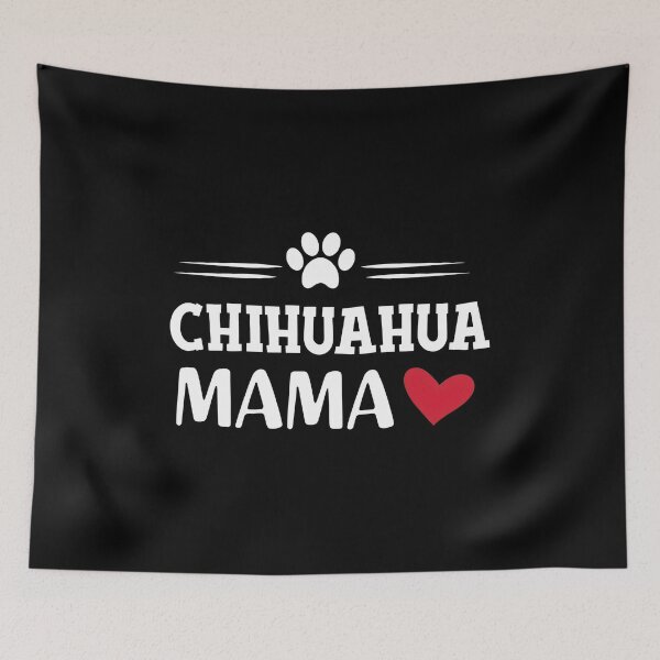 Item preview, Chihuahua Mama Paw Print Heart Dog Lover designed and sold by SoyLamderma.