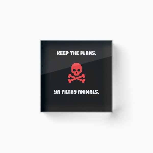 Item preview, Keep The Plans Ya Filthy Animals Funny Introvert Parody designed and sold by Mircea786.