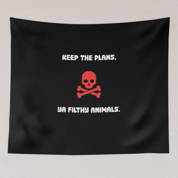 Item preview, Keep The Plans Ya Filthy Animals Funny Introvert Parody designed and sold by Mircea786.