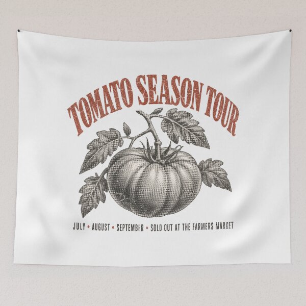 Item preview, Tomato Season Tour Shirt, Funny Bootleg Tomato T-Shirt, Distressed Vintage Gardener Gift Tee, Tomato Obsessed Graphic Shirt designed and sold by TshirtsLabs.
