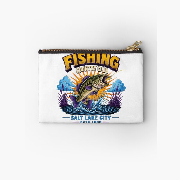 Item preview, Fishing Country Club Bass Leap Graphic designed and sold by TshirtsOnline-.