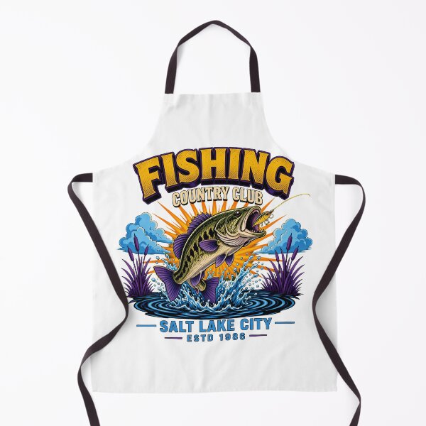 Item preview, Fishing Country Club Bass Leap Graphic designed and sold by TshirtsOnline-.
