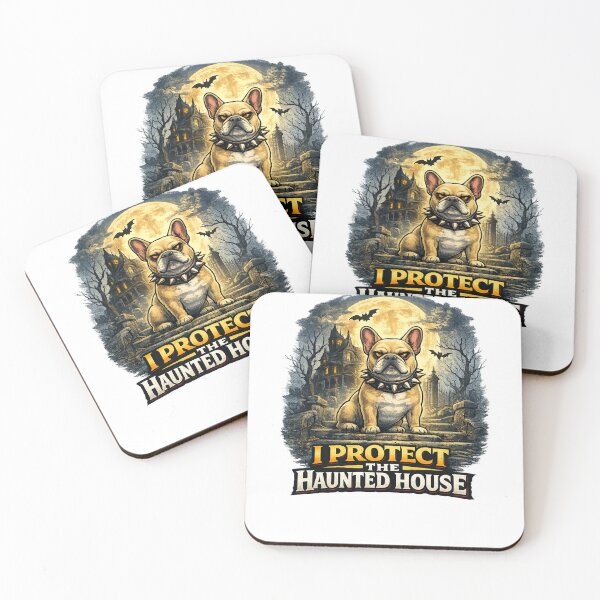 Item preview, I Protect The Haunted House French Bulldog Halloween Frenchie designed and sold by KnrNazimTHRE4DS.