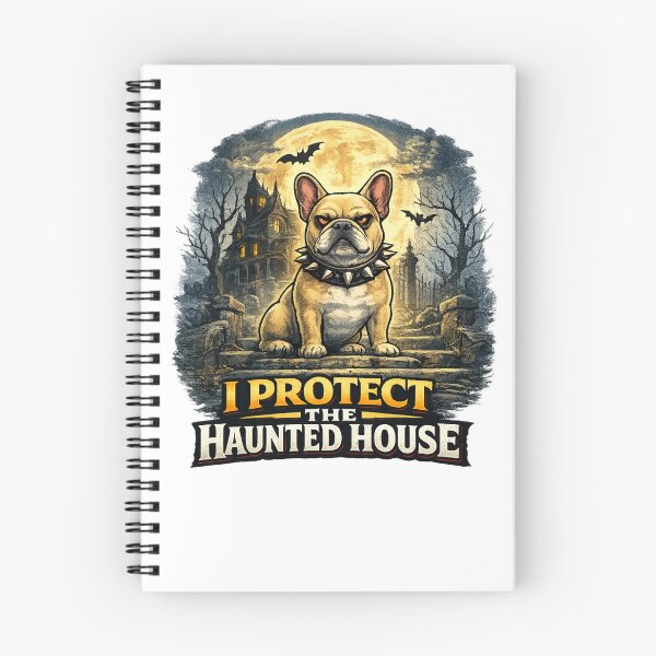 Item preview, I Protect The Haunted House French Bulldog Halloween Frenchie designed and sold by KnrNazimTHRE4DS.