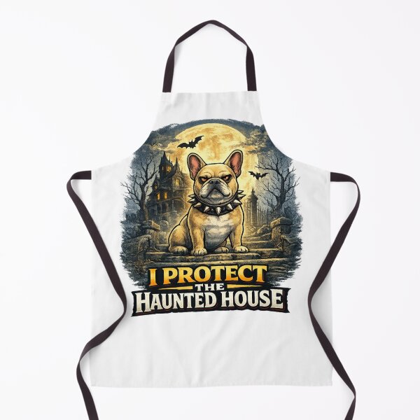 Item preview, I Protect The Haunted House French Bulldog Halloween Frenchie designed and sold by KnrNazimTHRE4DS.