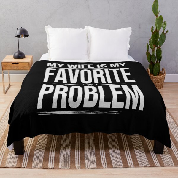 Item preview, My Wife Is My Favorite Problem Funny Marriage Humor designed and sold by yoddel.