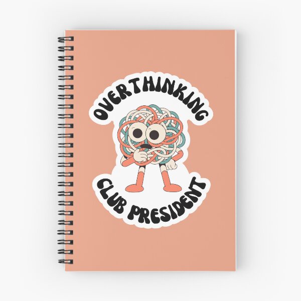 Item preview, Overthinking Club President Retro Mascot designed and sold by SlapHappyStudio.