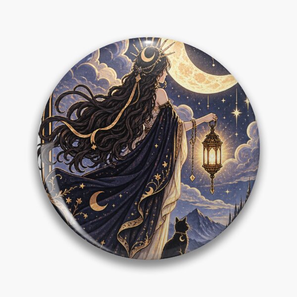 Item preview, Moonlit Witch Tarot Scene designed and sold by InkPixell.