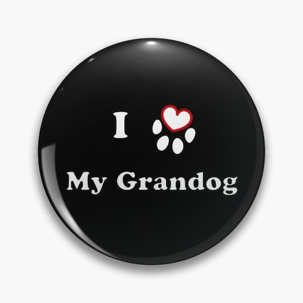 Item preview, I Love My Grandog Heart Paw Print Pet Animal designed and sold by SoyLamderma.