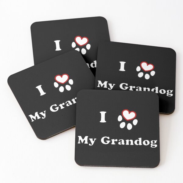 Item preview, I Love My Grandog Heart Paw Print Pet Animal designed and sold by SoyLamderma.