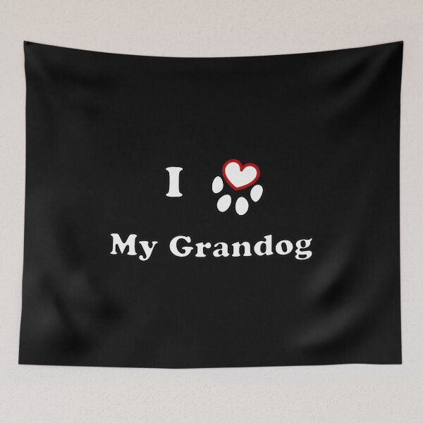 Item preview, I Love My Grandog Heart Paw Print Pet Animal designed and sold by SoyLamderma.