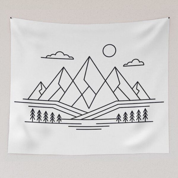 Item preview, Modern Outdoor Adventure SVG designed and sold by GabeMountainArt.