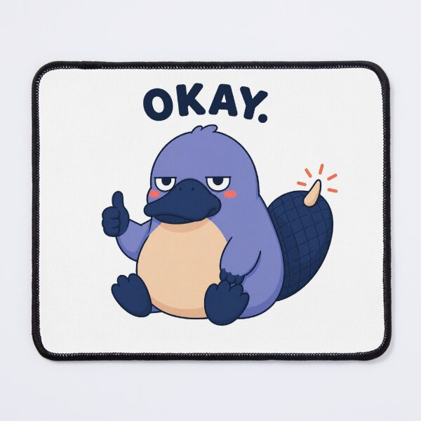 Item preview, Okay – Unimpressed Platypus Reaction designed and sold by OddFellasClub.