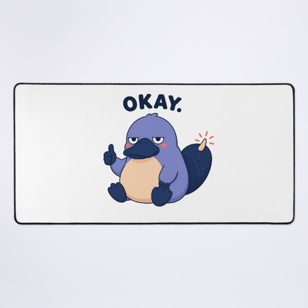 Item preview, Okay – Unimpressed Platypus Reaction designed and sold by OddFellasClub.