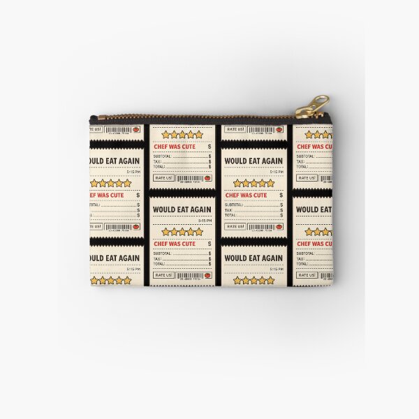 Item preview, Would Eat Again Chef Was Cute Funny Restaurant Receipt designed and sold by TeeTimeTreasure.