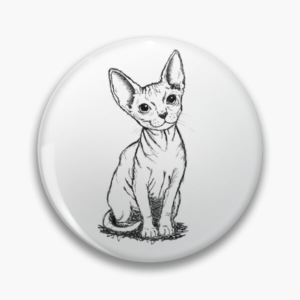 Item preview, Big-Eared Sphynx Cat designed and sold by designxtravel.