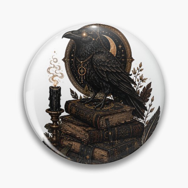 Item preview, Raven & Ancient Books designed and sold by InkPixell.