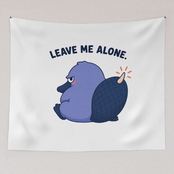 Item preview, Leave Me Alone – Grumpy Introvert Platypus designed and sold by OddFellasClub.