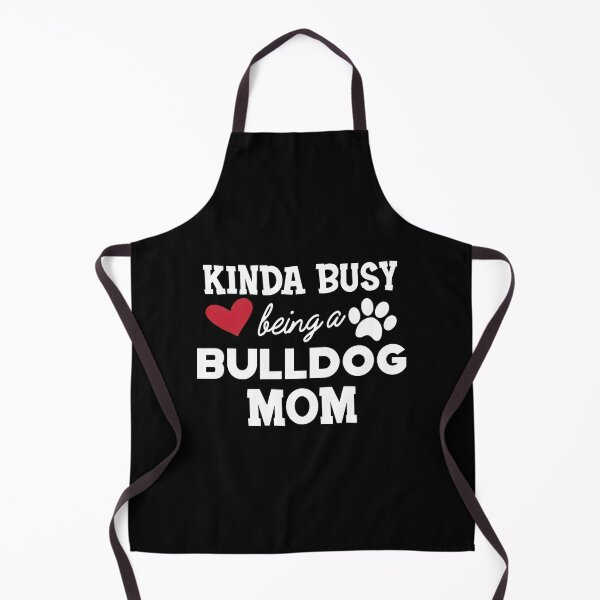 Item preview, Kinda Busy Being A Bulldog Mom Heart Paw Print designed and sold by SoyLamderma.