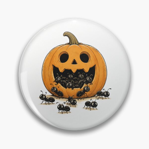 Item preview, Halloween Pumpkin Ants – Spooky Cartoon Halloween Design designed and sold by mayatA-rt.