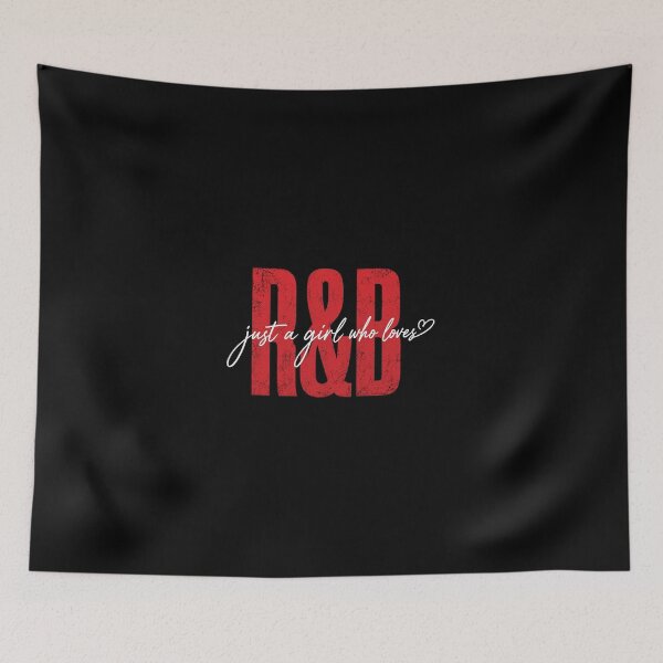 Item preview, Just A Girl Who Loves R&B designed and sold by RamblingerArt.