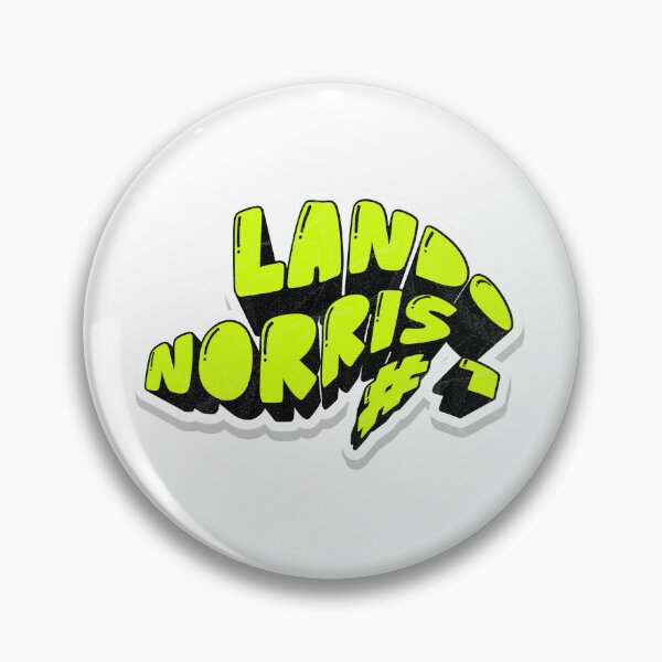 Item preview, Lando Norris #1 (White Outline) designed and sold by BTWCards.