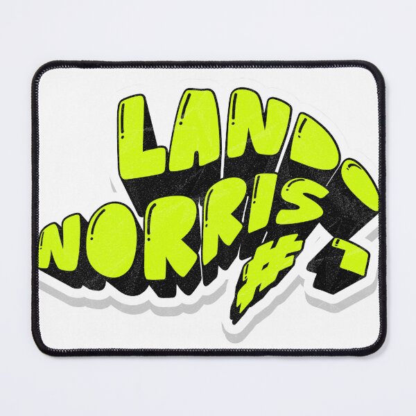 Item preview, Lando Norris #1 (White Outline) designed and sold by BTWCards.